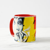 Mug Portrait double dans l'art pop  (Devant gauche)