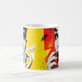 Mug Portrait double d'art pop (Centre)