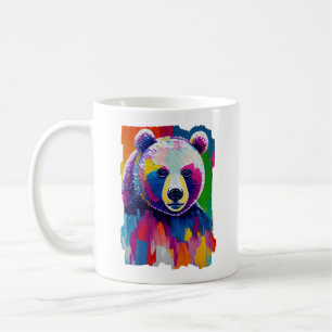Mug Portrait d'ours coloré