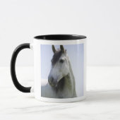 Mug portrait du cheval blanc (Gauche)
