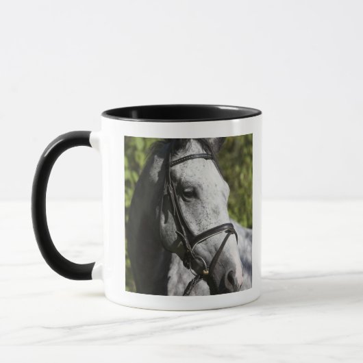Mug portrait du cheval blanc 2 (Gauche)