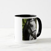 Mug portrait du cheval blanc 2 (Devant droit)