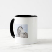 Mug portrait du cheval blanc 2 (Devant gauche)