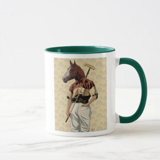Mug Portrait du cheval Polo (Droite)
