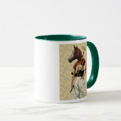 Mug Portrait du cheval Polo (Devant droit)