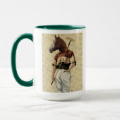 Mug Portrait du cheval Polo (Gauche)