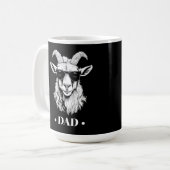 Mug Portrait du cool G.O.A.T. pour papa B&W ID1062 (Devant gauche)
