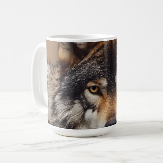 Mug Portrait du loup (Devant gauche)