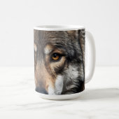 Mug Portrait du loup (Devant droit)