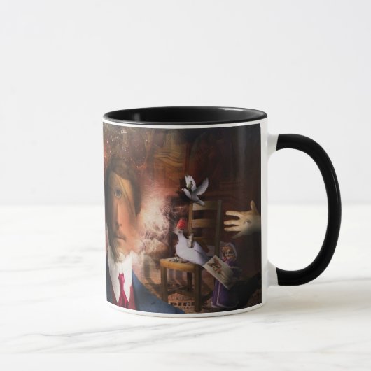 Mug Portrait Du Magicien - un portrait d'un magicien (Droite)