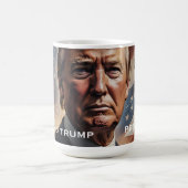 Mug Portrait du président Donald Trump (Centre)