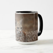 Mug Portrait d'un chat sauvage (Devant droit)