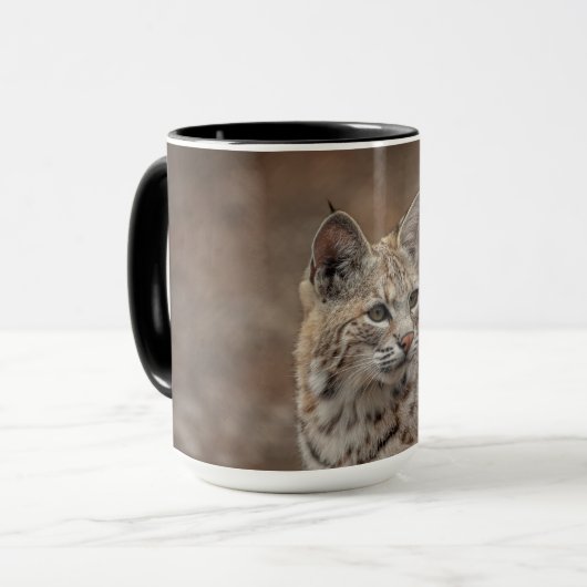 Mug Portrait d'un chat sauvage (Devant gauche)