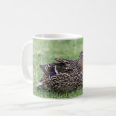 Mug Portrait d'un colvert féminin (Devant gauche)