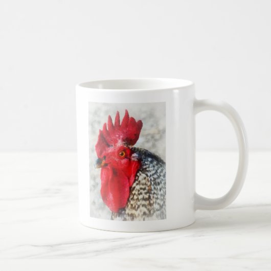 Mug Portrait d'un coq (Droite)
