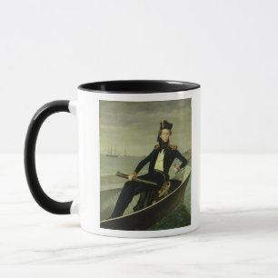 Mug Portrait d'un jeune officier de la marine danois,
