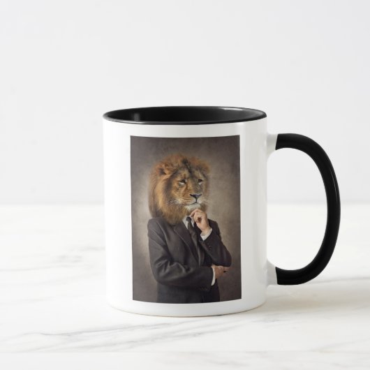 Mug Portrait d'un lion (Droite)