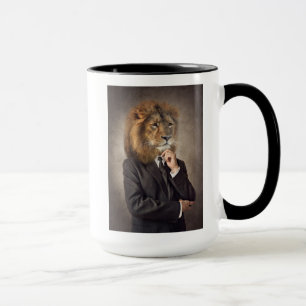 Mug Portrait d'un lion