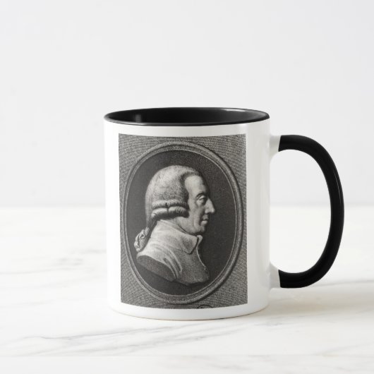 Mug Portrait d'un médaillon d'Adam Smith (Droite)