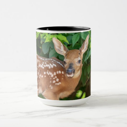 Mug Portrait d'un nouveau-né (cerf de Virginie) (Centre)