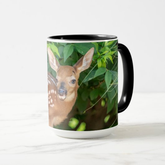 Mug Portrait d'un nouveau-né (cerf de Virginie) (Devant droit)