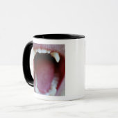 Mug Portrait d'un singe Blanc-Throated de capucin (Devant gauche)