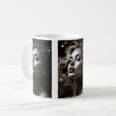 Mug Portrait d'une beauté cosmique. (Devant gauche)