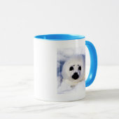 Mug Portrait d'une cuve de phoque de la harpe (Devant droit)