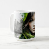 Mug portrait d'une femme (Devant gauche)