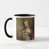 Mug Portrait d'une femme comme St Agnès, (Gauche)