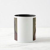 Mug Portrait d'une femme inspirée par la Mona Lisa (Centre)