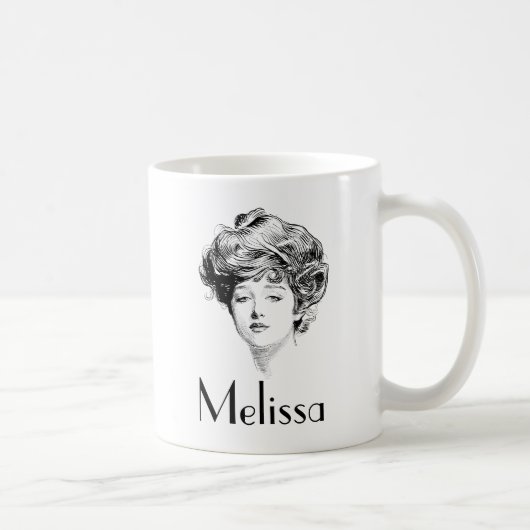 Mug Portrait d'une fille de Gibson, 1900 (Droite)