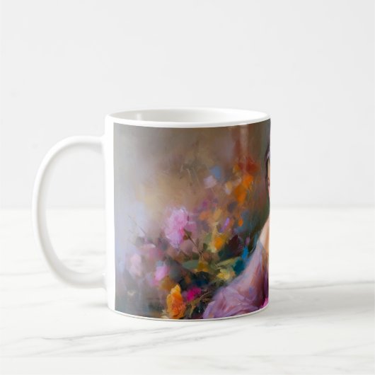 Mug Portrait élégant (Gauche)