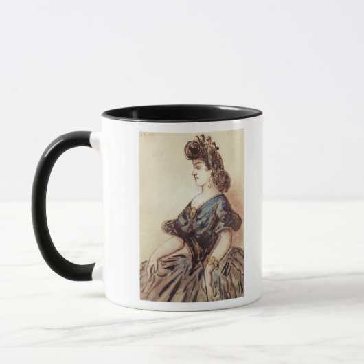 Mug Portrait en buste d'une femme (Gauche)