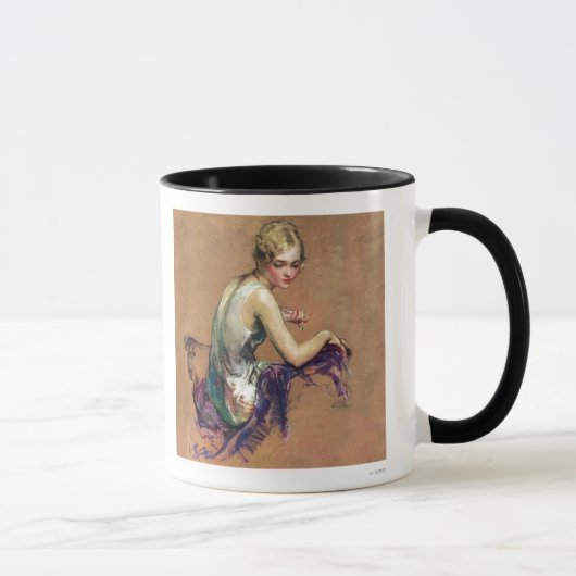 Mug Portrait en pastel (Droite)