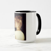 Mug Portrait féminin de Behind (par Frederic Leighton) (Devant droit)