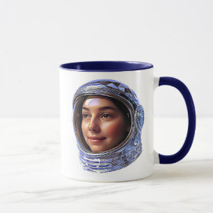 Mug Portrait femme astronaute