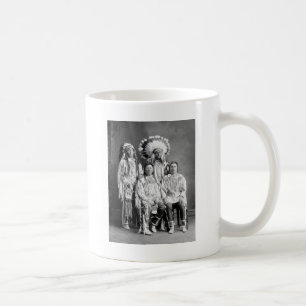 Mug Portrait indien de groupe de corneille, les année