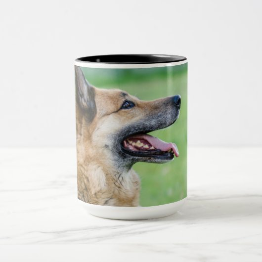 Mug Portrait latéral du berger allemand (Centre)