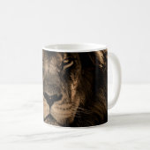 Mug Portrait Lion gros (Devant droit)