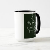 Mug Portrait malachite (Devant droit)