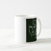 Mug Portrait malachite (Devant droit)