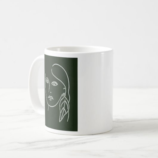 Mug Portrait malachite (Devant gauche)
