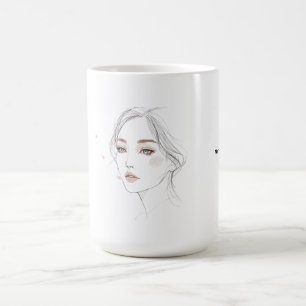 Mug Portrait MemoryUs – Tasse à café en art minima