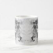 Mug Portrait noir et blanc du lion mâle (Centre)