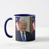 Mug Portrait officiel de Donald Trump (Gauche)