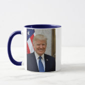 Mug Portrait officiel de Donald Trump (Gauche)