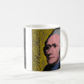 Mug Portrait Pop Art d'Alexander Hamilton (Devant droit)