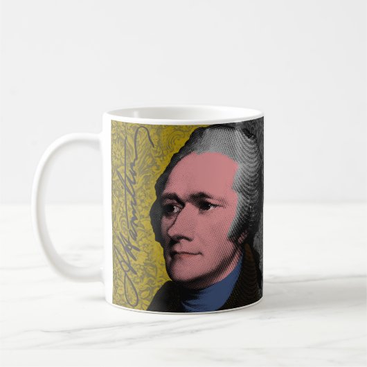 Mug Portrait Pop Art d'Alexander Hamilton (Gauche)