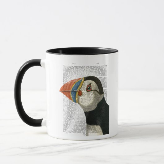 Mug Portrait Puffin (Gauche)